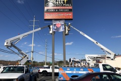 D-Signs & Awnings installing monument signs in Stroudsburg