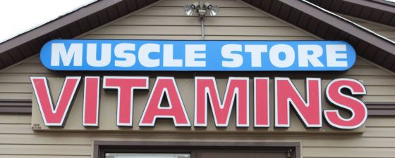 Muscle Shop Channel Letters in Norristown, PA, Tannersville, PA, Allentown, Lehighton, and Nearby Cities